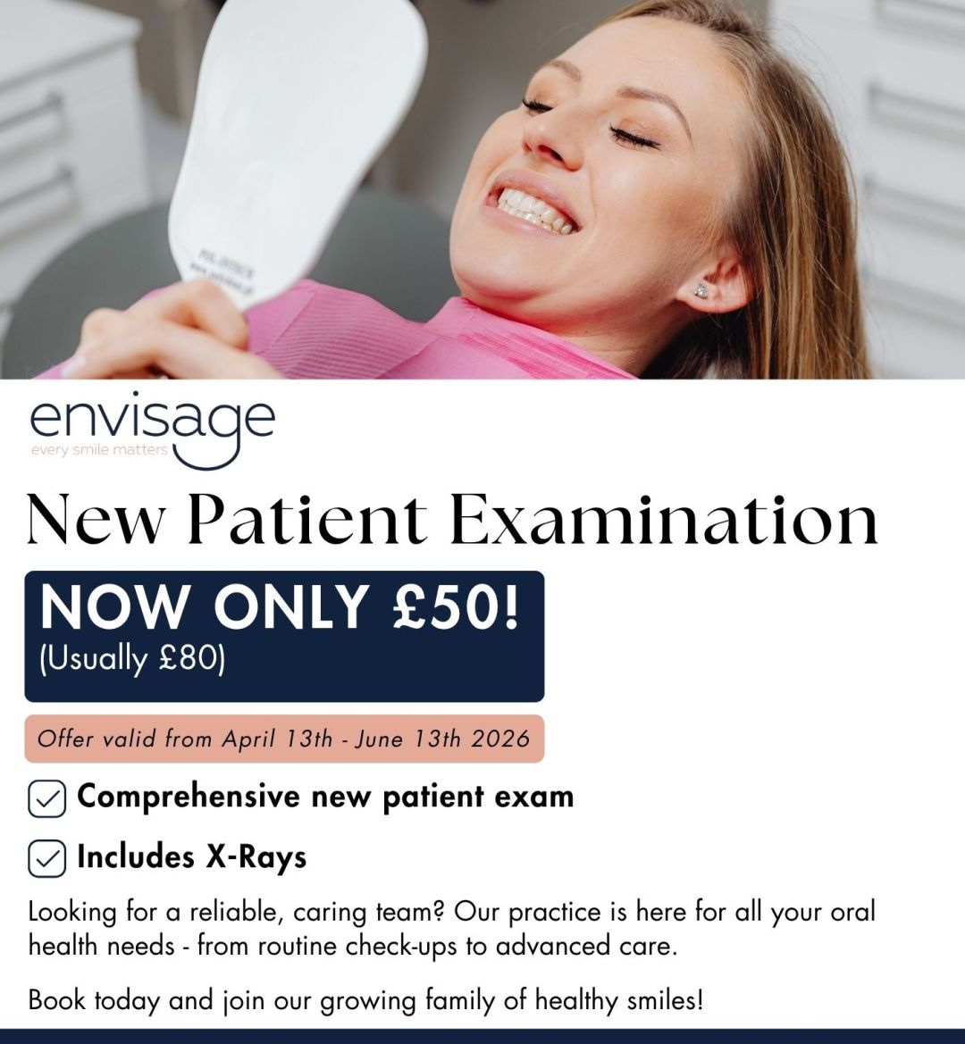 New Patient Examination + X-Rays: Now only £50! (usually £80)